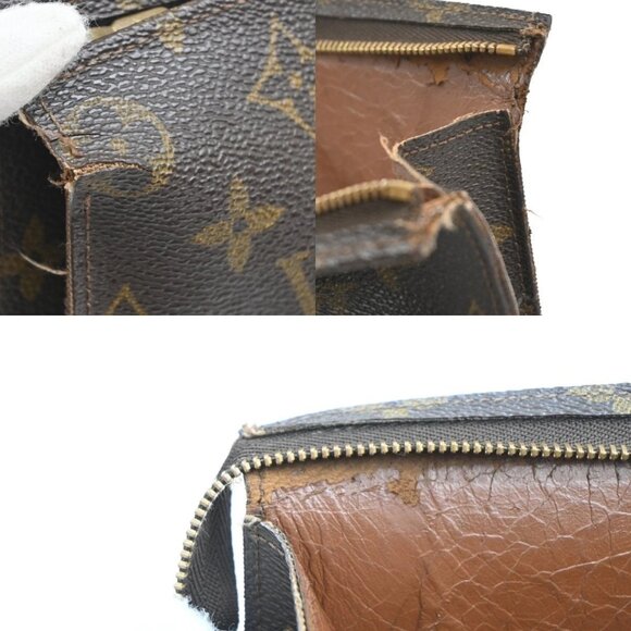 LOUIS VUITTON Poche Toilette 26 Clutch Hand Bag Monogram Leather - Picture 12 of 13